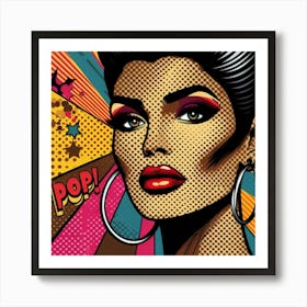 Nia Pop Pop Art Art Print