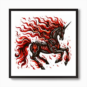 Fantasy horse 2 Art Print