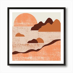 Where the Sky Meets the Sea Art Print