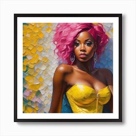 Beautiful Woman Art Print