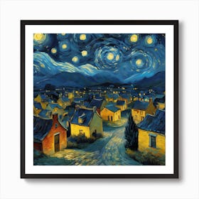 Starry Night 23 Art Print