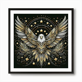 Eagle Canvas Art Art Print