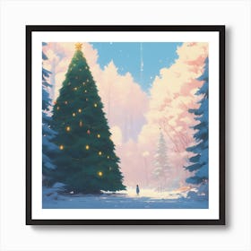Christmas Tree 4 Art Print