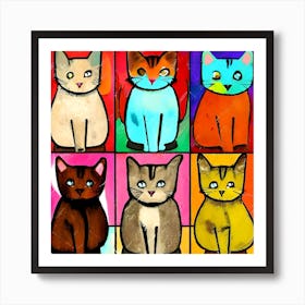 The Cats 3 Art Print