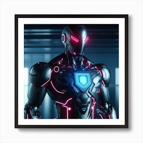 Robot 5 Art Print