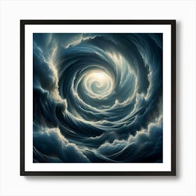 Swirling Clouds Art Print