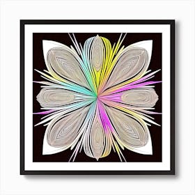 Paper Flower Art Print