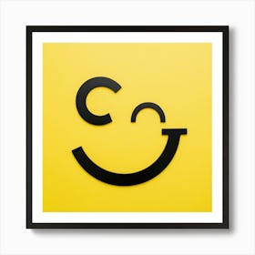 Smiley Face 8 Art Print