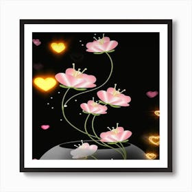 Flowers In A Vase Art Print