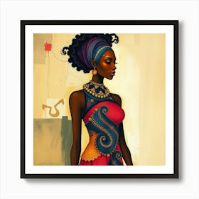 African Woman 3 Art Print