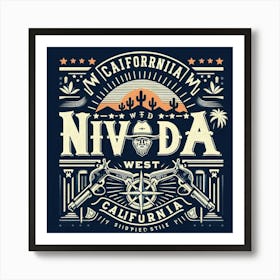 Nivada West California Art Print