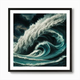 Stormy Sea Art Print