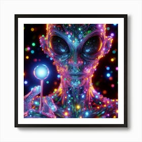 Alien Art 4 Art Print