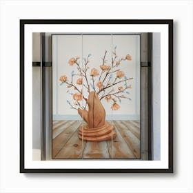 'Peony Tree' Art Print