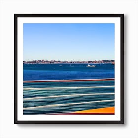 View From A Cruise Ship Art Print