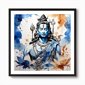 Lord shiva Art Print