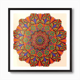 Mandala 12 Gisela Art Print