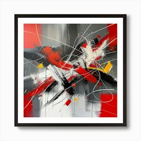 Abstract Painting 1640 Art Print