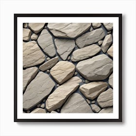 Stone Wall 25 Art Print