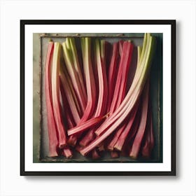 Rhubarb 105 Art Print