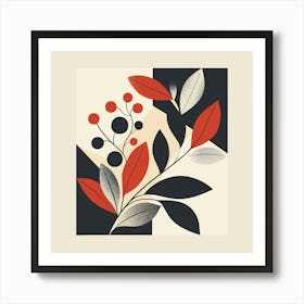 A Decorative Motif Minimal Illustration 1718803225 3 Art Print