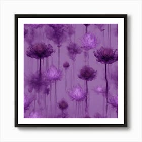 Mystic Lavender Flutter Art Print