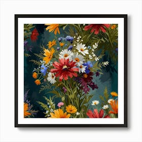 Floral Pattern Art Print