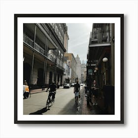 New Orleans Street Scene Art Print