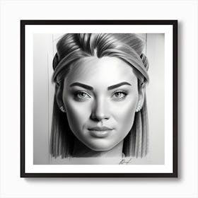 Portrait Of A Woman 1 Art Print