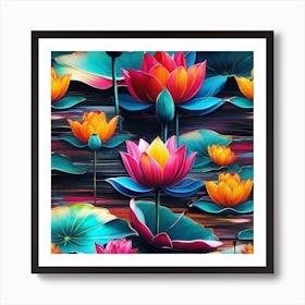 Lotus Flower 22 Art Print