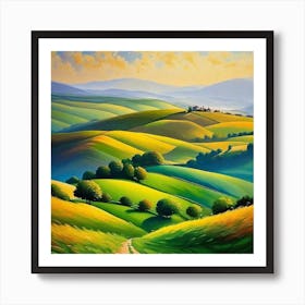 Tuscan Landscape 4 Art Print