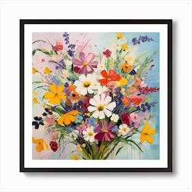 Bouquet Of Flowers 1 Art Print