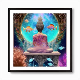 Siren Buddha #10 Art Print