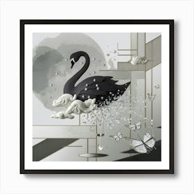 Black Swan Art Print