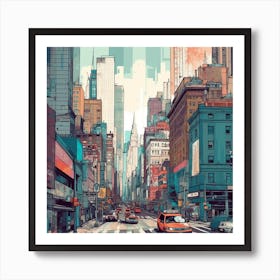 New York City 4 Art Print