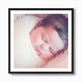 Baby Sleeping Art Print