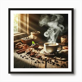 Coffee And Spices 1 Art Print