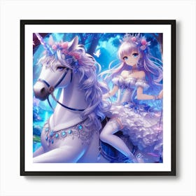 Unicorn 10 Art Print