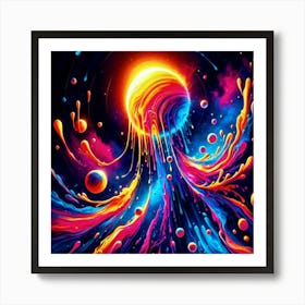 Psychedelic Painting 6 Art Print