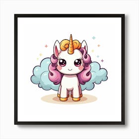 Cute Unicorn 277 Art Print