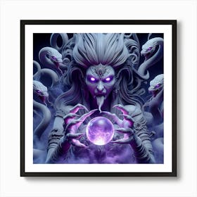 Demon Goddess Art Print
