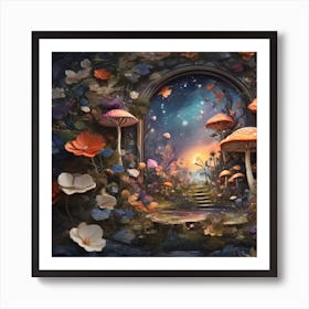 Leonardo Diffusion Xl Stary Blackrose Flower Splash Arts Aesth 0 (4) (2) Art Print