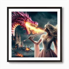 Beautiful Dragon Art Print