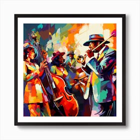 Jazz Musicians 10 Art Print