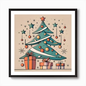 Christmas Tree 3 Art Print