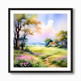 Landscape Painting Art Print