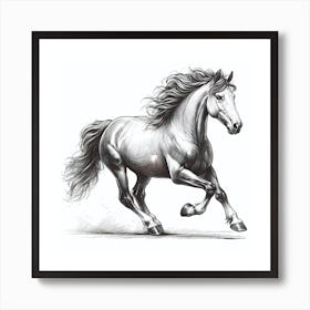 Horse Galloping 1 Art Print