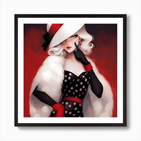 Fancy Hat Fair Art Print