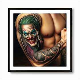 Joker Tattoo 31 Art Print