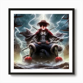 Luffy OP Art Print